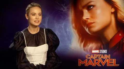 Kapitan Marvel - Brie Larson i Samuel L. Jackson w rozmowie z Anną Wendzikowską