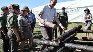 PM Mateusz Morawiecki visited the centenary rally of the Polish Scouting Association (ZHP)