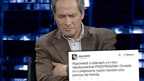 Aktor przeprosił za swoje słowa