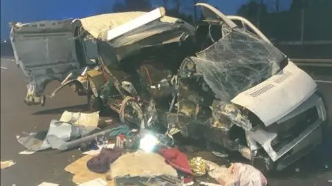Września: Wypadek na autostradzie A2. Nie żyje jedna osoba