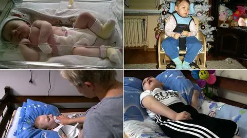 Karol jest głęboko upośledzony. Rodzice nie odstępują go na krok
