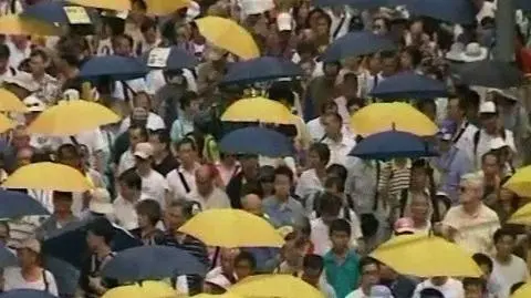 Hongkong z parasolkami domaga się wyborów