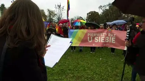 Nowy Sącz. Pierwszy Marsz Równości. Policja: wyjątkowo spokojny