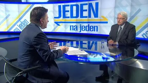 Witold Waszczykowski w "Jeden na jeden" w TVN24