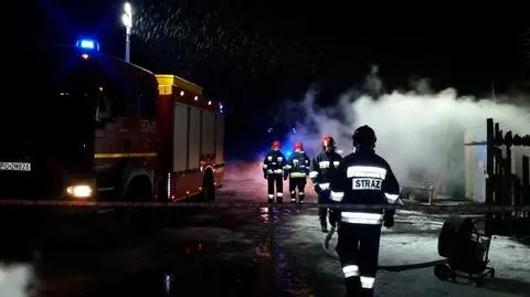 Tragiczny pożar w Pile. W garażu spłonęły dwie osoby