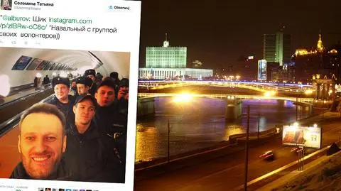 Aleksiej Nawalny zatrzymany za namawianie do udziału w marszu opozycji
