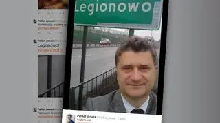 Janusz Palikot w Legionowie