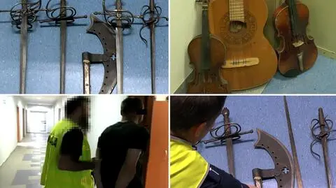 Opolszczyzna: ukradli instrumenty i repliki szabli. Usłyszeli zarzuty