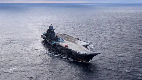 Rosyjski lotniskowiec lada dzień wyruszy w rejs