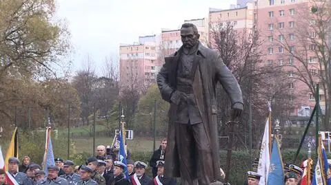 Odsłonili pomnik Piłsudskiego. "Bez marszałka nie byłoby Gdyni"