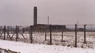 Krematorium obozu na Majdanku. To stąd artysta miał pozyskać popiół 