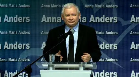 Jarosław Kaczyński w Łomży atakował KOD