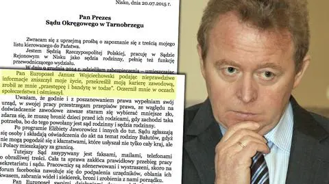 Janusz Wojciechowski broni rodzinę Bałutów. Sędzia reaguje