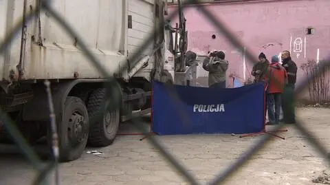 Łódź: Śmieciarka przygniotła pracownika firmy sprzątającej