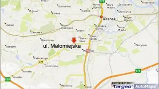 Do pożaru doszło w Gdańsku na ul. Małomiejskiej