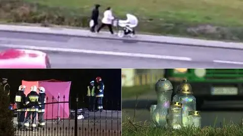 Sośnicowice. Rowerzystka zginęła na chodniku, dzieci chodzą rowem