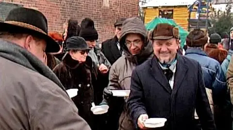 Zeszłoroczna wigilia w Krakowie