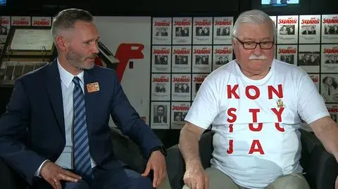 30. rocznica wyborów czerwcowych. Lech Wałęsa i Jarosław Wałęsa w Kropce nad i