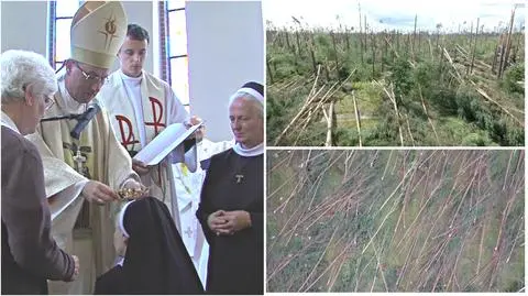 Prymas Polak odwiedził franciszkanki ze zniszczonego Orlika
