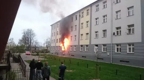 Do eksplozji i pożaru doszło w Jaworznie