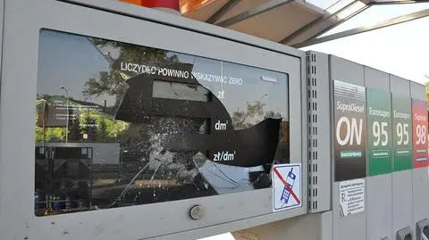 "Nieudolny włam" na stację benzynową