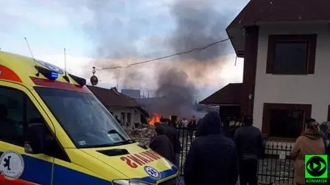 Eksplozja w domu w Bydgoszczy. Cztery osoby zostały przysypane gruzem