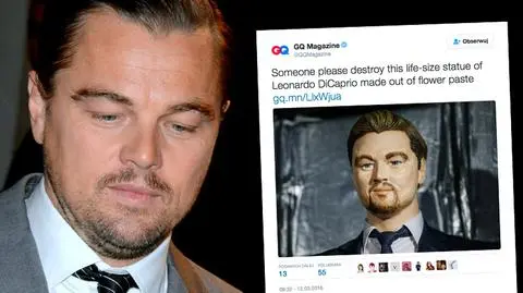 Rosja: powstał naturalnej wielkości posąg DiCaprio