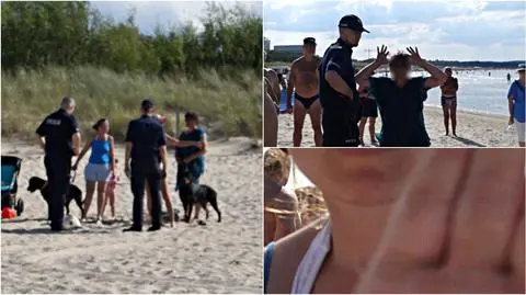 Niemki plus dwa rottweilery. Awantura na plaży w Świnoujściu