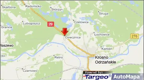 Osiecznica: Tragiczny wypadek na DK 29. Dwie osoby nie żyją