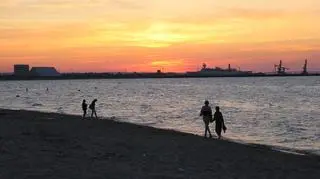 Plaża na gdańskich Stogach