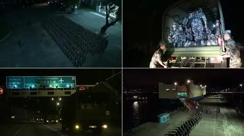 Chiny. Rotacja garnizonu armii w Hongkongu