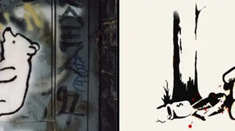 Banksy idzie pod młotek. Kolekcjonerzy biją się o jego Kubusia Puchatka