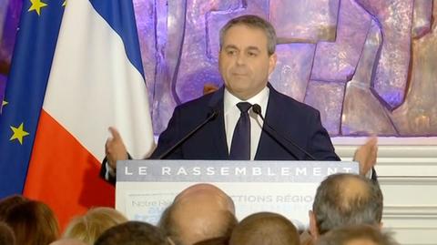 Xavier Bertrand dziękuje Francuzom