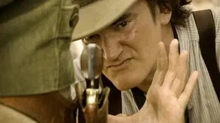 Quentin Tarantino na plane filmu "Django"