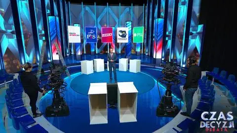 Sasin, Leszczyna, Zandberg, Kosiniak-Kamysz i Bosak. "Czas decyzji: debata" dziś o 19.25 w TVN24