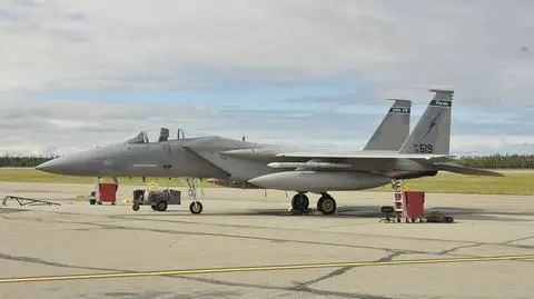 Gwardziści na F-15 w Niemczech