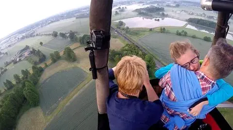 Michał is fighting a serious illness. His dream of flying a hot-air baloon has been fulfilled