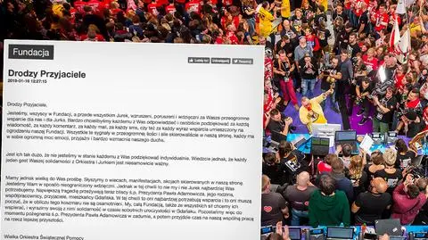 WOŚP dziękuje za wsparcie i zwraca się z prośbą. Komunikat