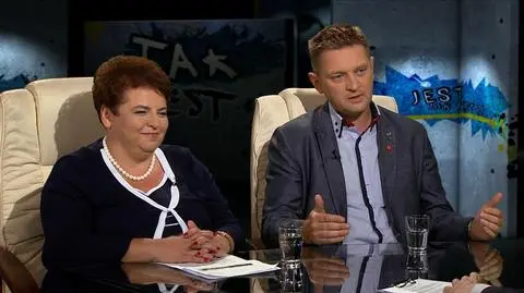 Marzena Wróbel i Andrzej Rozenek w "Tak jest"