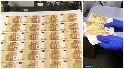 Gdynia: CBŚP zatrzymało podejrzewanego o fałszowanie euro