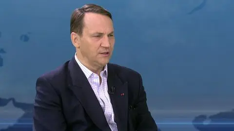 Radosław Sikorski był gościem "Horyzontu" w TVN24