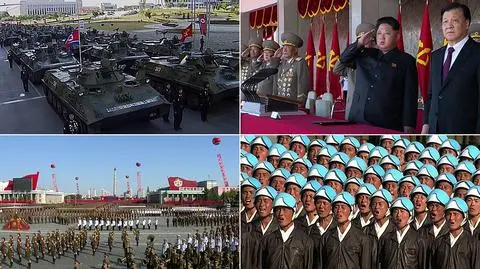 Wielka parada w Korei Północnej. Kim grozi USA