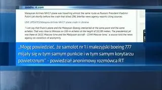 Rosyjskie media mają różne teorie odnośnie Boeinga 777
