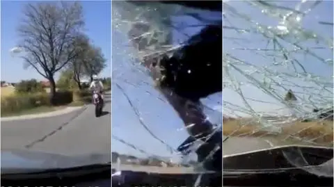 Malnia. Motocyklista uderzył w samochód. Kto zawinił?