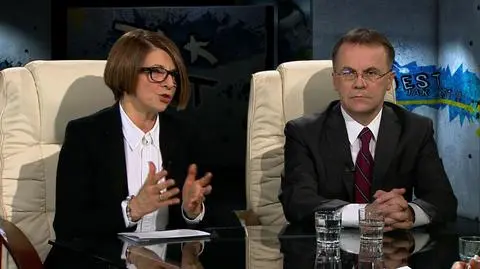 Julia Pitera i Jarosław Sellin w Tak jest