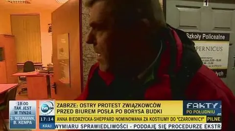 "Chcemy pracować, nie pajacować"