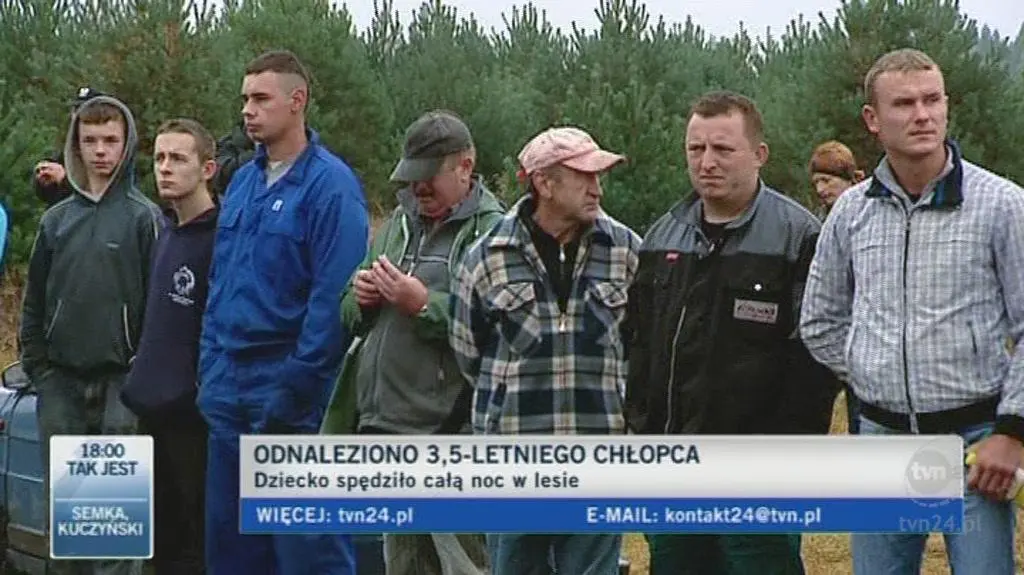 Chłopca szukało ponad 100 funkcjonariuszy (TVN24)