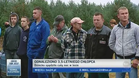 Chłopca szukało ponad 100 funkcjonariuszy (TVN24)