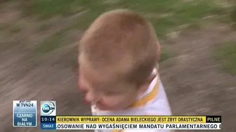 Chłopiec przy wzroście 109 cm waży 31 kg
