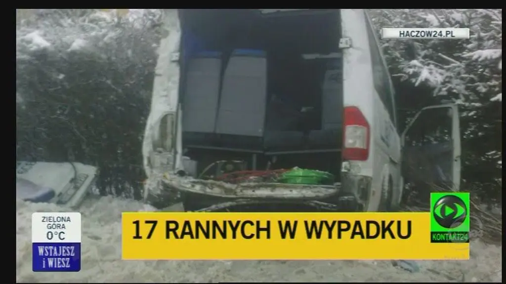 Ciężarówka wjechała w busa